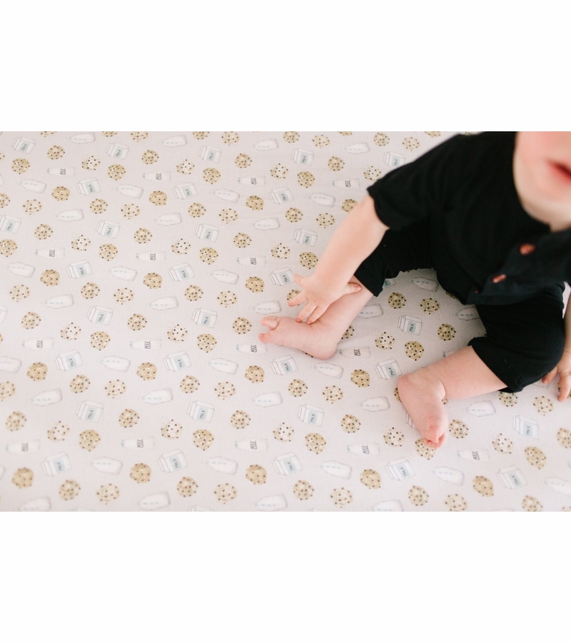 Copper Pearl Premium Fitted Crib Sheet Chip