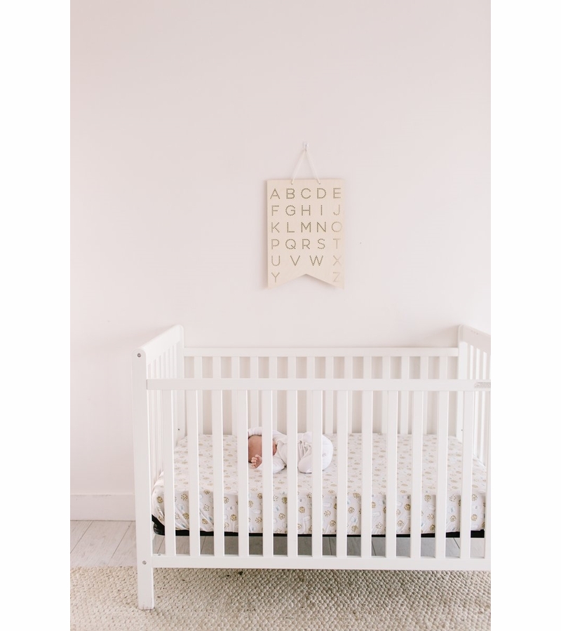 Copper Pearl Premium Fitted Crib Sheet Chip