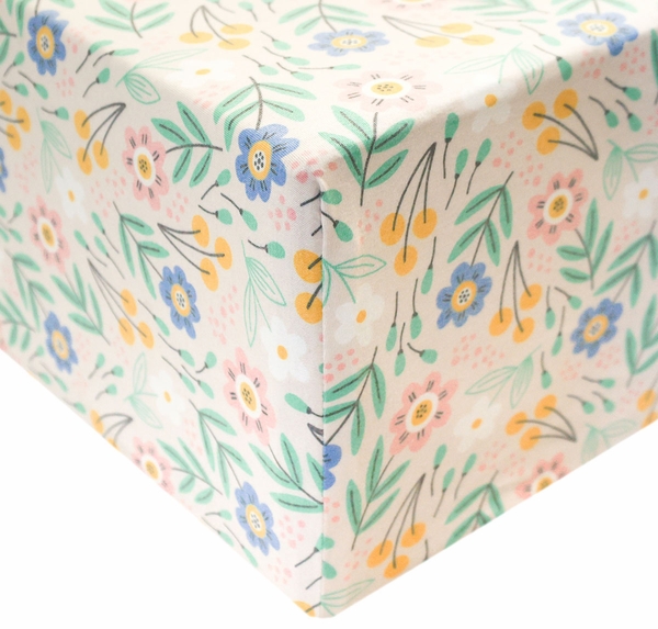 Copper Pearl Premium Fitted Crib Sheet - Clara