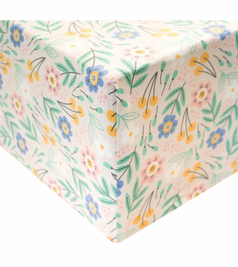 Copper Pearl Premium Fitted Crib Sheet Clara