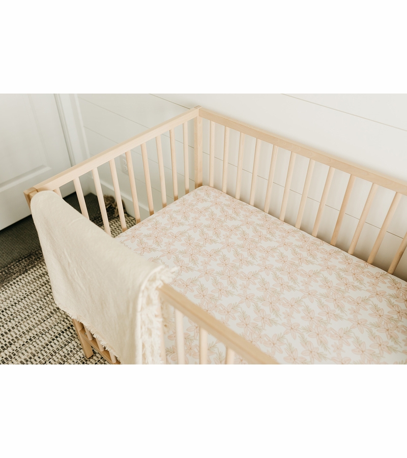 Copper Pearl Premium Fitted Crib Sheet Kiana