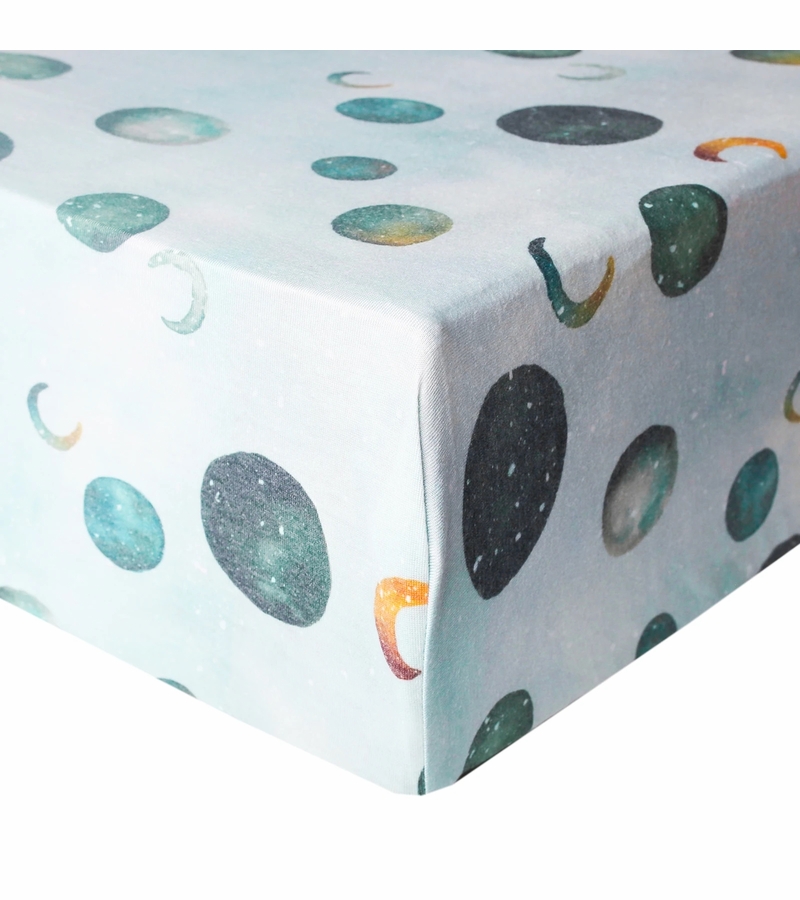 Copper Pearl Premium Fitted Crib Sheet Lunar