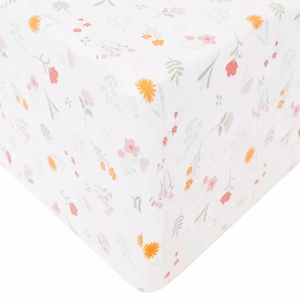 Copper Pearl Premium Fitted Crib Sheet - Mabel