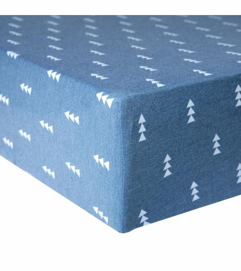 Copper Pearl Premium Fitted Crib Sheet North