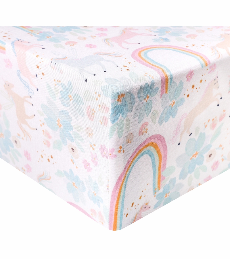 Copper Pearl Premium Fitted Crib Sheet Whimsy