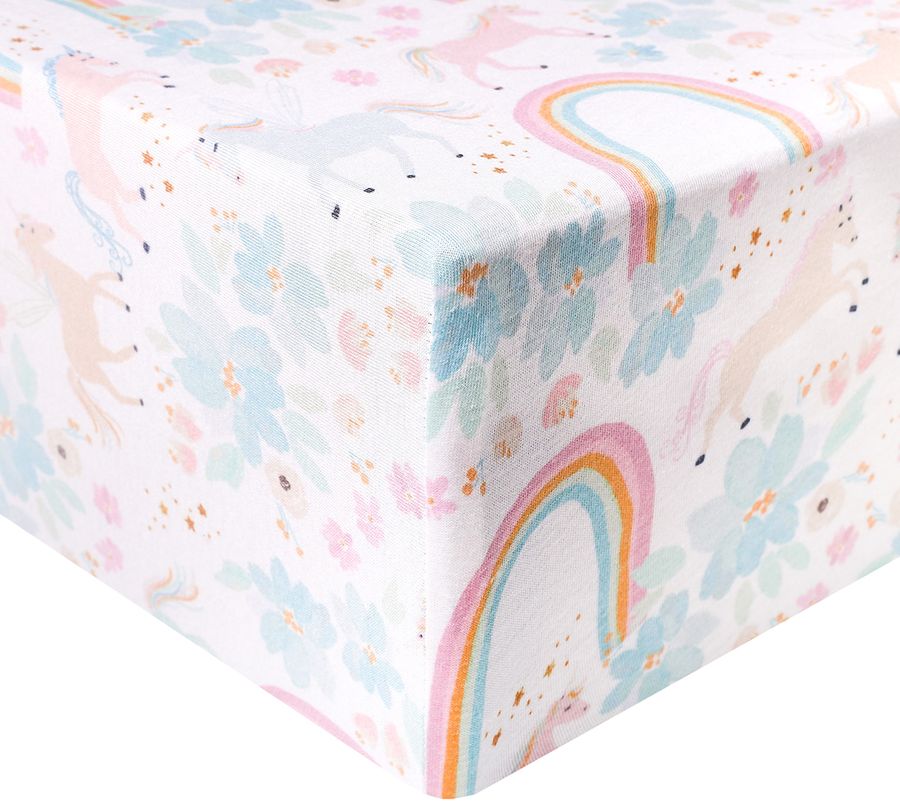Copper Pearl Premium Fitted Crib Sheet Whimsy