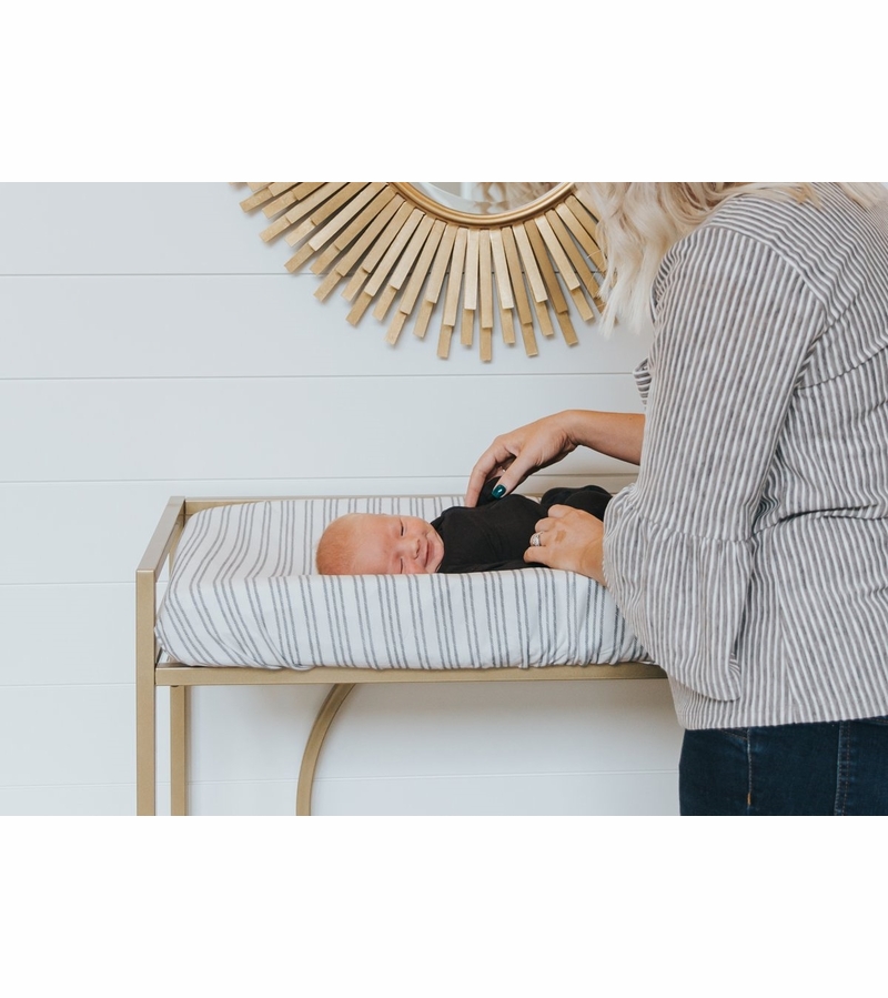 Copper Pearl Premium Knit Diaper Changing Pad Cover Midtown