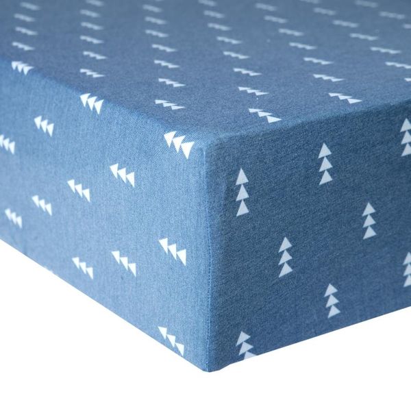 Copper Pearl Premium Fitted Crib Sheet North