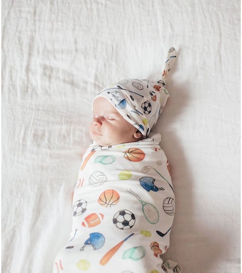 Copper Pearl Top Knot Hat Varsity