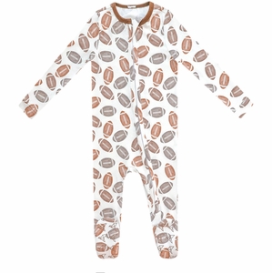 Copper Pearl Zip-up Footie - Blitz (18-24M)