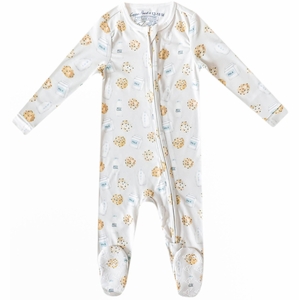 Copper Pearl Zip-up Footie - Chip (18-24M)