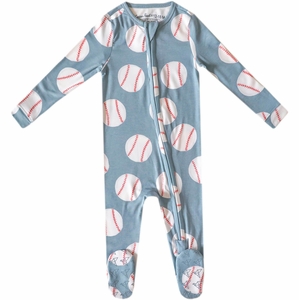 Copper Pearl Zip-up Footie - Slugger (18-24M)