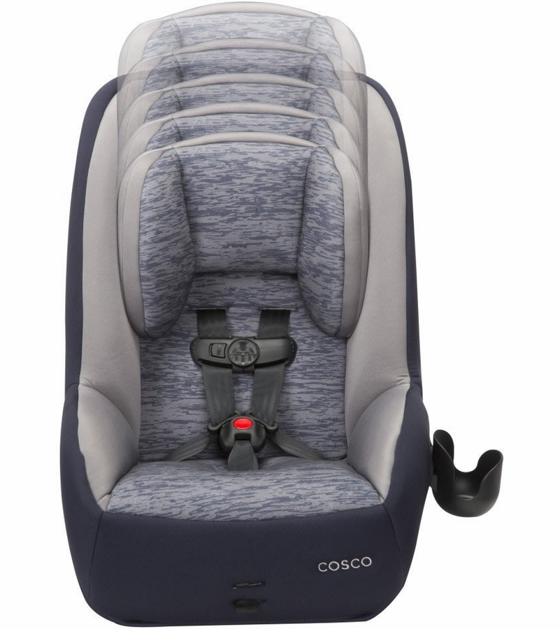 Cosco Mighty Fit 65 DX Convertible Car Seat Heather Navy