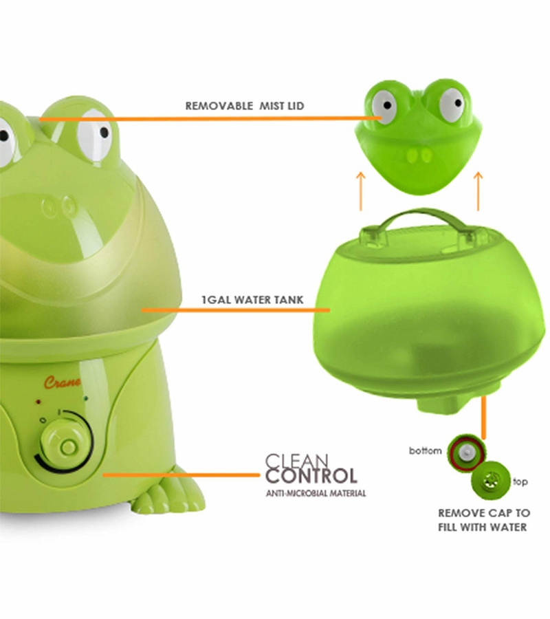 Crane Cool Mist Humidifier Frog