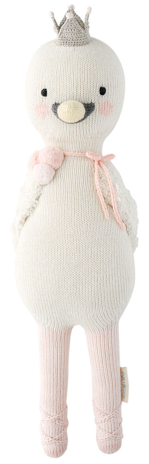 Cuddle+Kind Hand Knit Doll - Mini Harlow the Swan