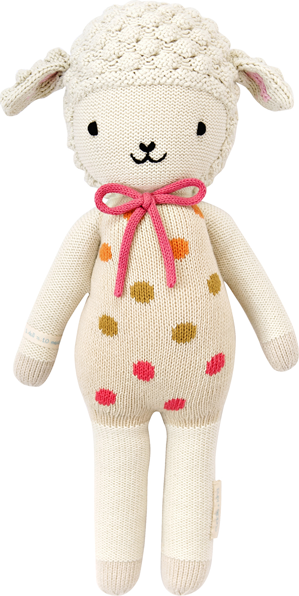 Cuddle+Kind Hand Knit Doll - Mini Lucy the Lamb