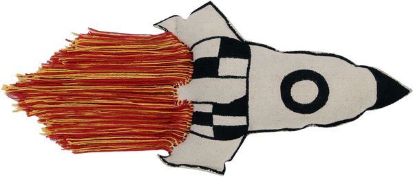 Lorena Canals Rocket Cushion (1' x 2' 2'')