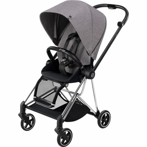 Cybex 2017 / 2018 Mios Plus Stroller - Chrome/Manhattan Grey