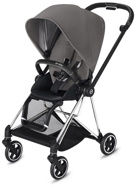 Cybex Mios 2 Complete Stroller - Chrome/Black/Manhattan Grey