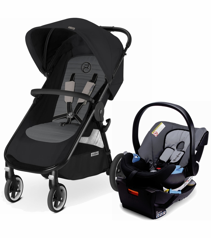 Cybex Agis MAir4 & Aton Travel System Moon Dust/Cobblestone