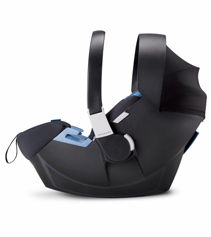 Cybex Aton 2 Lightweight Infant Car Seat with Load Leg Deep Black