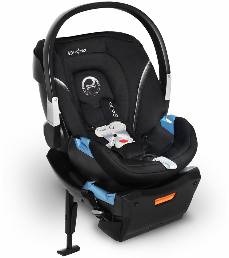Cybex Aton 2 SensorSafe Infant Car Seat Lavastone Black