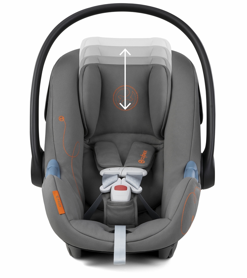 Cybex Aton G SensorSafe Infant Car Seat Lava Grey