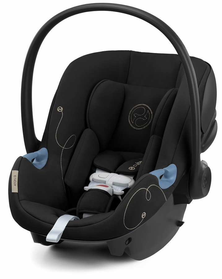 Cybex Aton G SensorSafe Infant Car Seat Moon Black