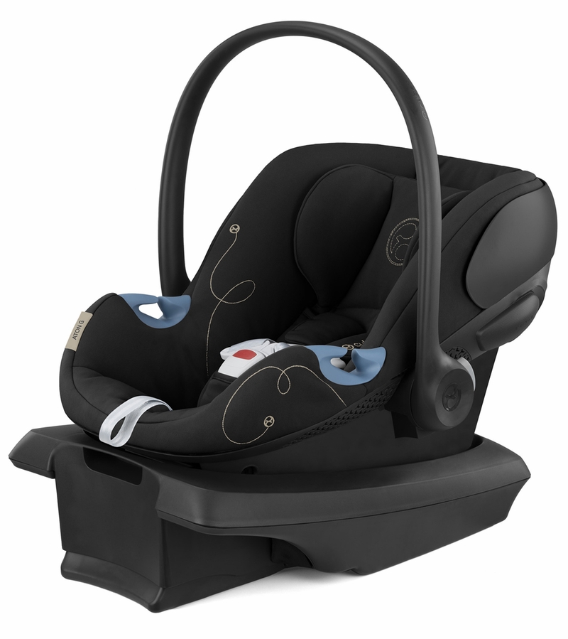Cybex Aton G SensorSafe Infant Car Seat Moon Black