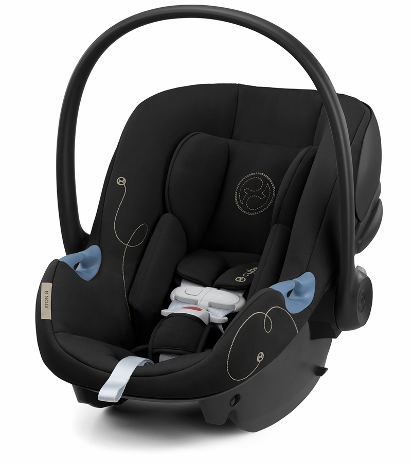 Cybex Aton G SensorSafe Infant Car Seat Moon Black