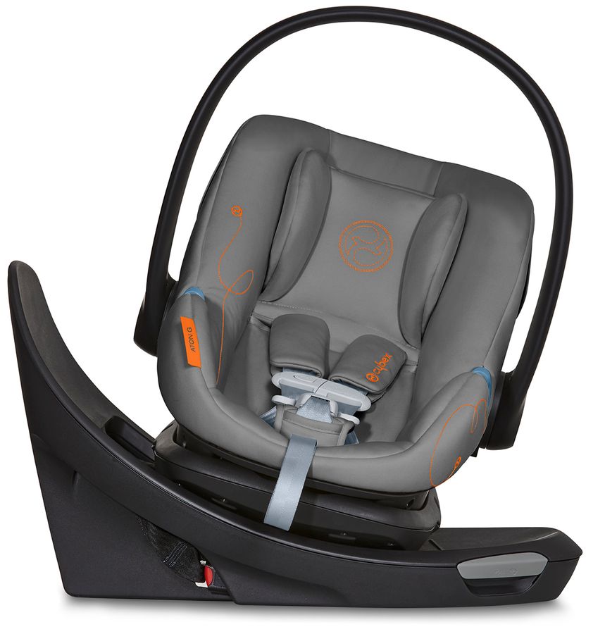 Cybex Aton G Swivel Infant Car Seat Lava Grey