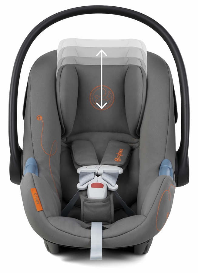 Cybex Aton G Swivel SensorSafe Infant Car Seat Lava Grey
