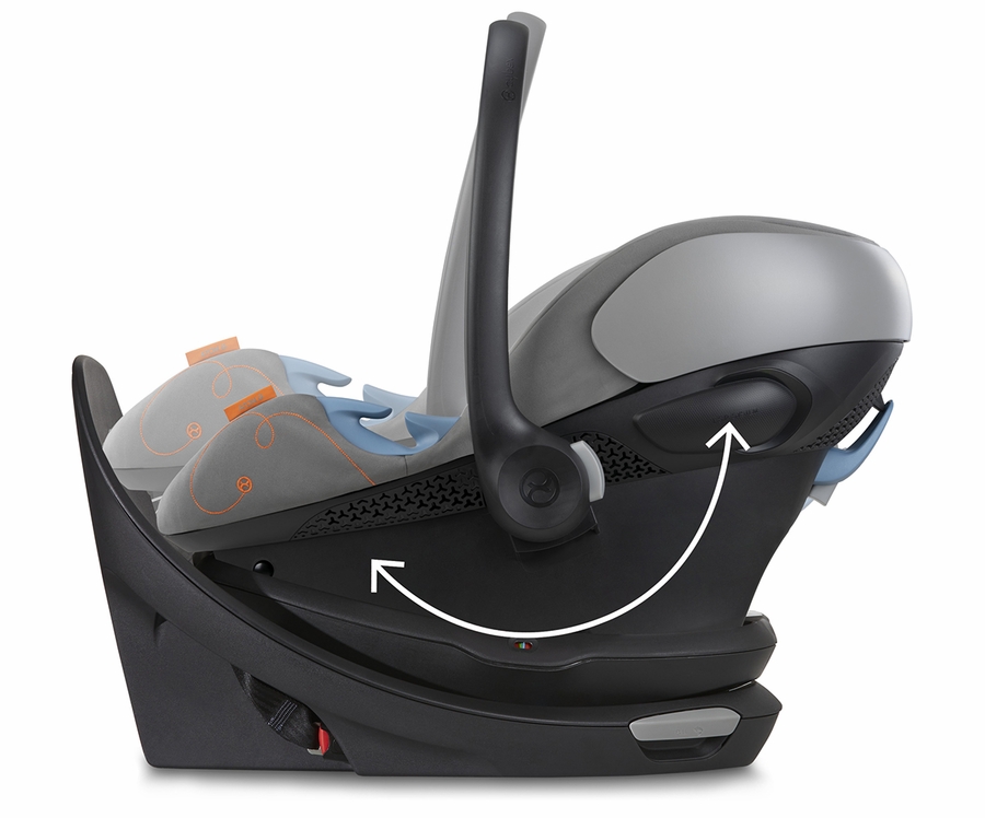 Cybex Aton G Swivel SensorSafe Infant Car Seat Lava Grey