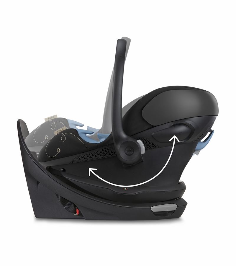 Cybex Aton G Swivel SensorSafe Infant Car Seat Moon Black