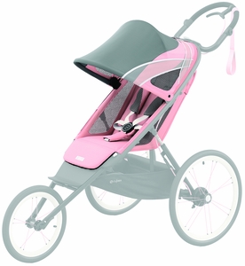 Cybex AVI Jogging Stroller Seat Pack - Silver Pink