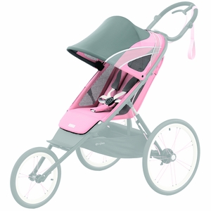 Cybex AVI Jogging Stroller Seat Pack - Silver Pink