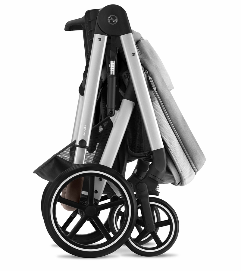 Cybex Balios S Lux 2 Stroller Silver Frame / Lava Grey