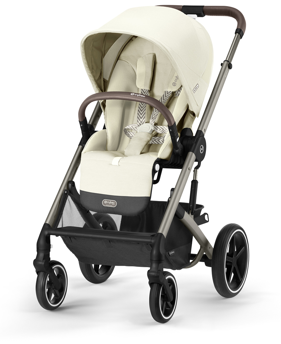 Cybex Balios Lux 2 Stroller - Taupe Frame / Seashell Beige