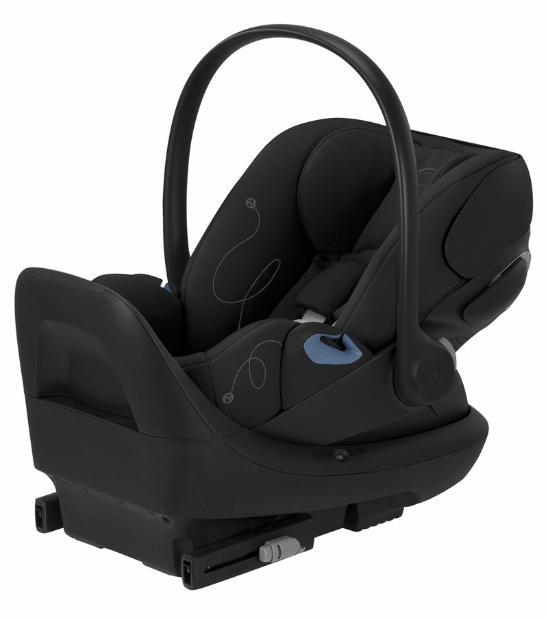 Cybex Cloud G Comfort Extend Reclining Infant Car Seat with AntiRebound Bar Moon Black