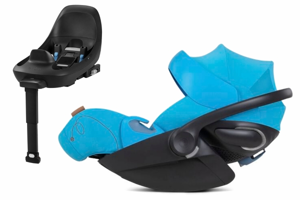 Cybex Cloud G Lux SensorSafe Comfort Extend Reclining Infant Car Seat - Beach Blue