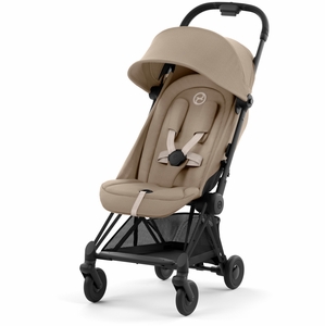 Cybex COYA Compact Stroller - Matte Black / Cozy Beige