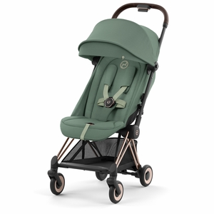 Cybex COYA Compact Stroller - Rose Gold / Leaf Green