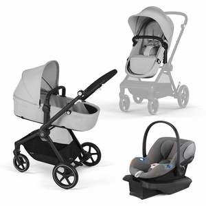 Cybex EOS 5-in-1 Stroller + Aton G Travel System - Lava Grey
