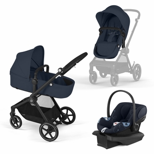 Cybex EOS 5-in-1 Stroller + Aton G Travel System - Ocean Blue