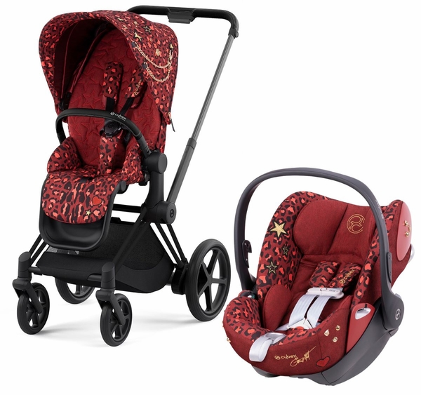 Cybex ePriam 2 + Cloud Q Travel System Bundle - Rockstar by Alec Voelkel