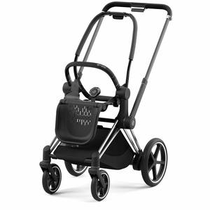 Cybex ePriam 2 Stroller Frame - Chrome / Black