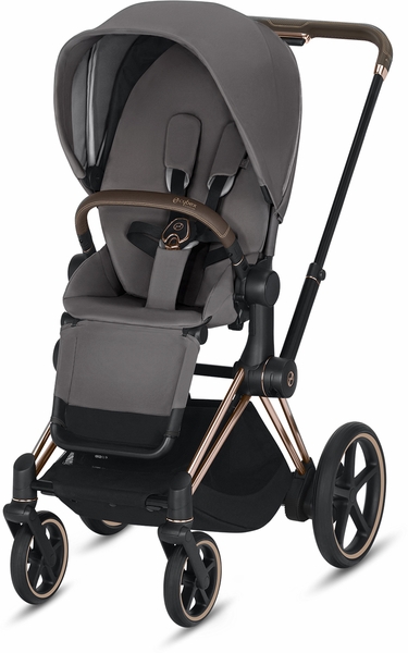 Cybex ePriam Stroller 2019 Rose Gold/Manhattan Grey