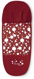 Cybex Footmuff - Petticoat Red by Jeremy Scott