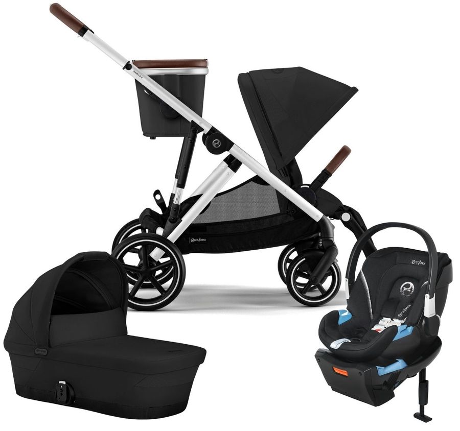 Cybex Stroller Cybex Carrinho Eezy S Twist+ Lavastone Black Preta