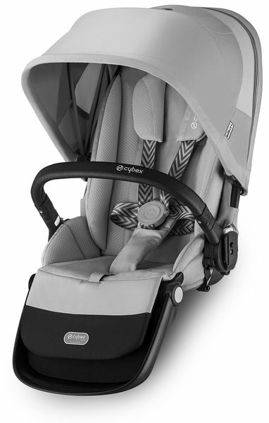 Cybex Gazelle S 2 Second Seat - Silver Frame / Stone Grey